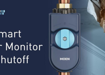 Moen Flo Smart Water Monitor and Automatic Shutoff Sensor, Wi-Fi ...
